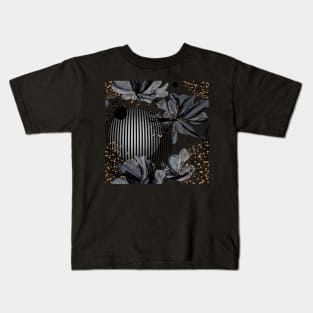 Flowers and Circles Kids T-Shirt